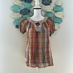 Chelsea & Violet Embroidered Top